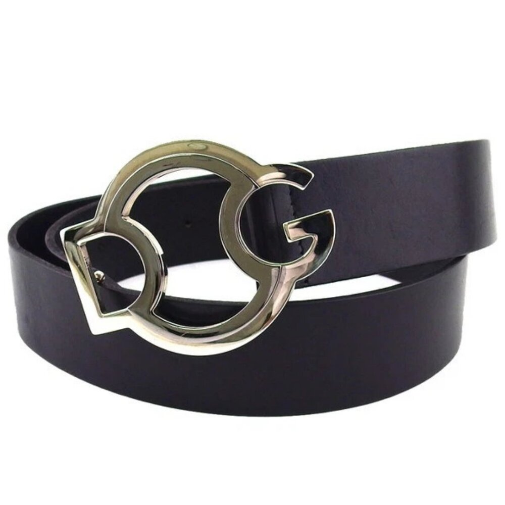 DOLCE&GABBANA belt DG mark buckle Authentic Used g17477